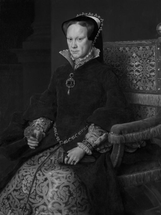 Maria I., englisch Mary I oder Mary Tudor. * 18. Februar 1516 † 17. November 1558. Sie war von 1553 bis 1558 Königin von England und Irland und der vierte Monarch des Hauses Tudor.
