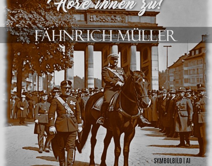 Letzte Nacht meldete sich Fähnrich Müller bei mir. Er diente als Soldat im Ersten Weltkrieg und verlor dort sein Leben. Wir können gespannt auf weitere Rückmeldungen sein.
